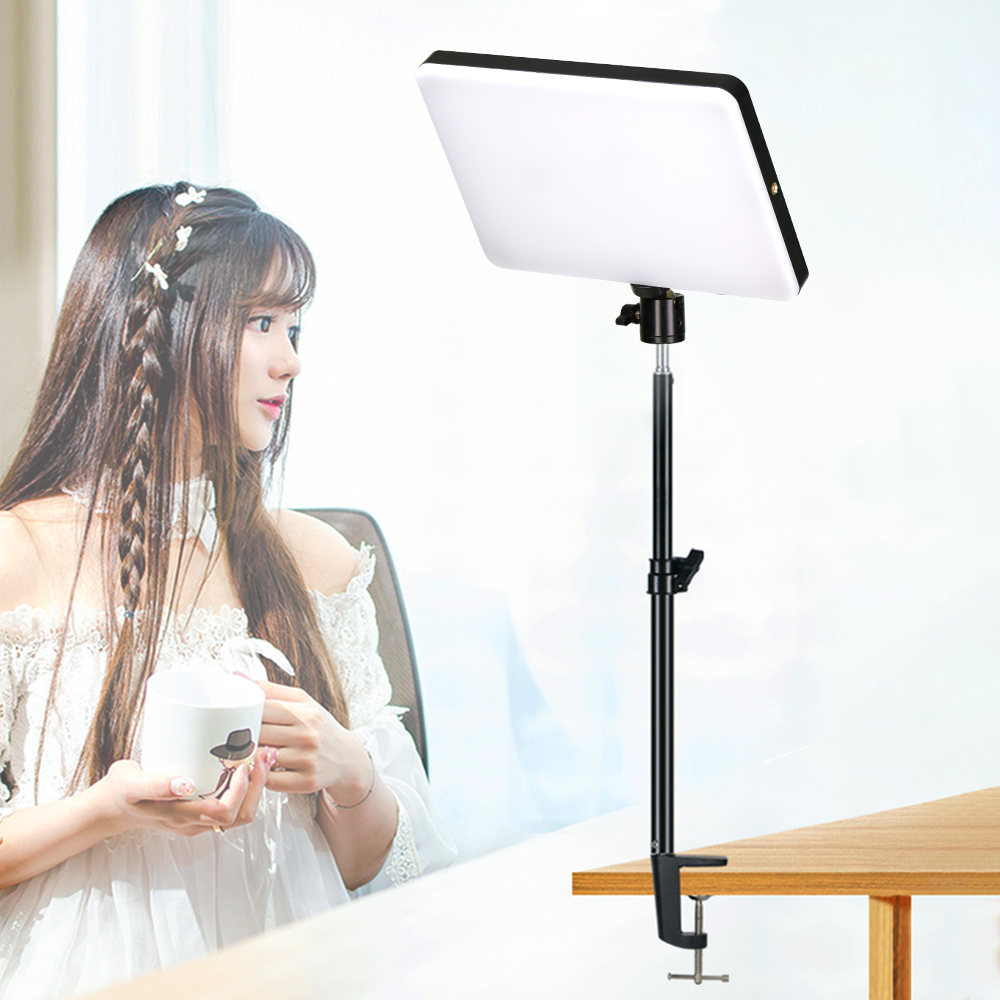 Photography Lighting Board - 10inch LED Video Lighting Panel Dimmable