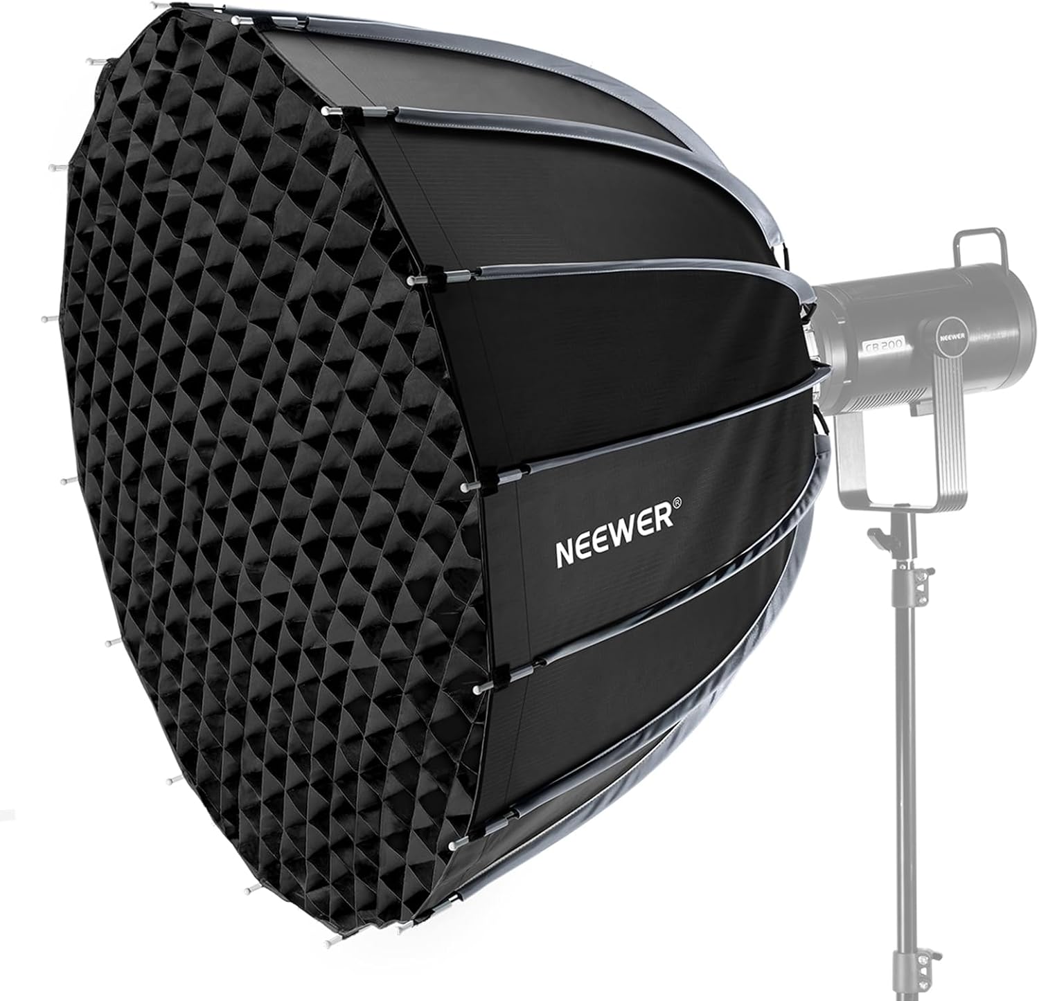 Photography Lighting Box - Parabolic Softbox with Bowens Mount, 35.4-Inch