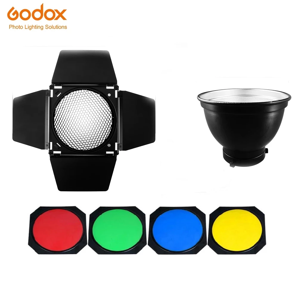Godox BD-04 Barn Door Standard - огляд і ціна Honeycomb Grid Filter