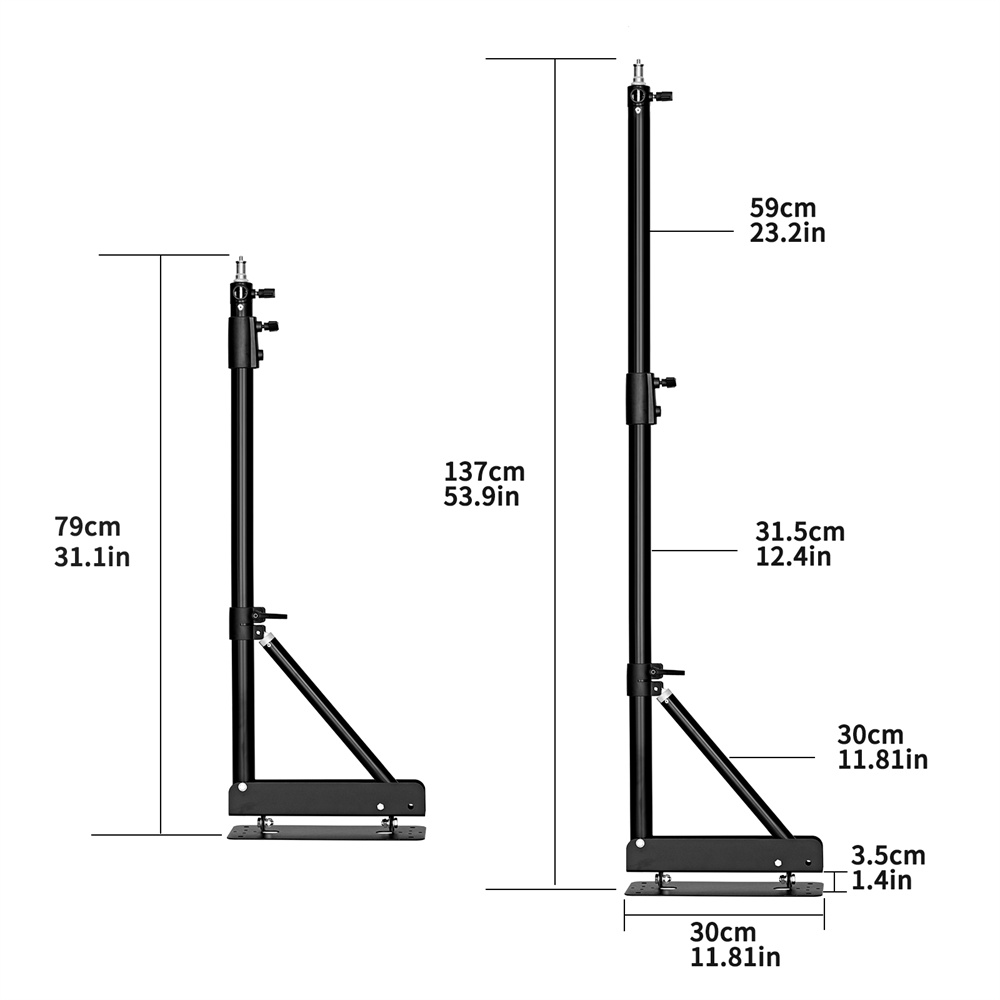 100/135/ 170cm Wall Mounting T - огляд і ціна Photography Lighting System