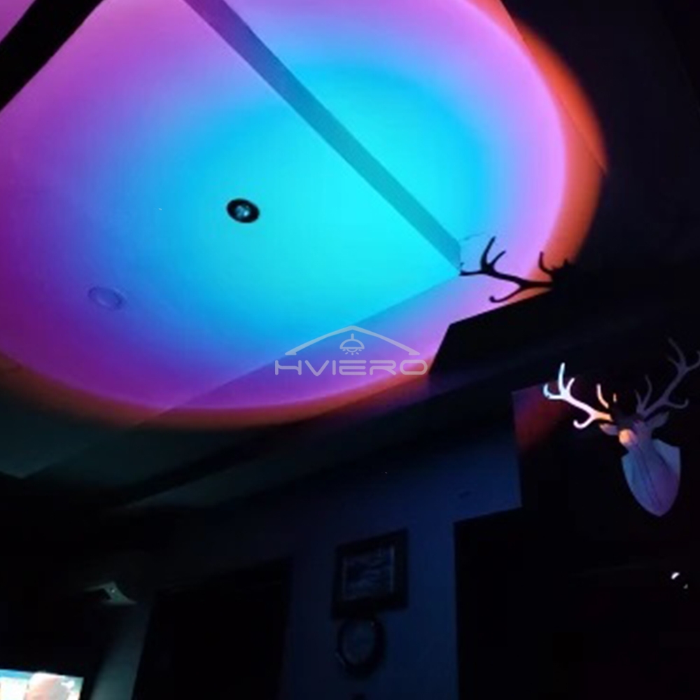 LED Sunset Lamp Nightlight USB - огляд і ціна Photography Lighting Mood