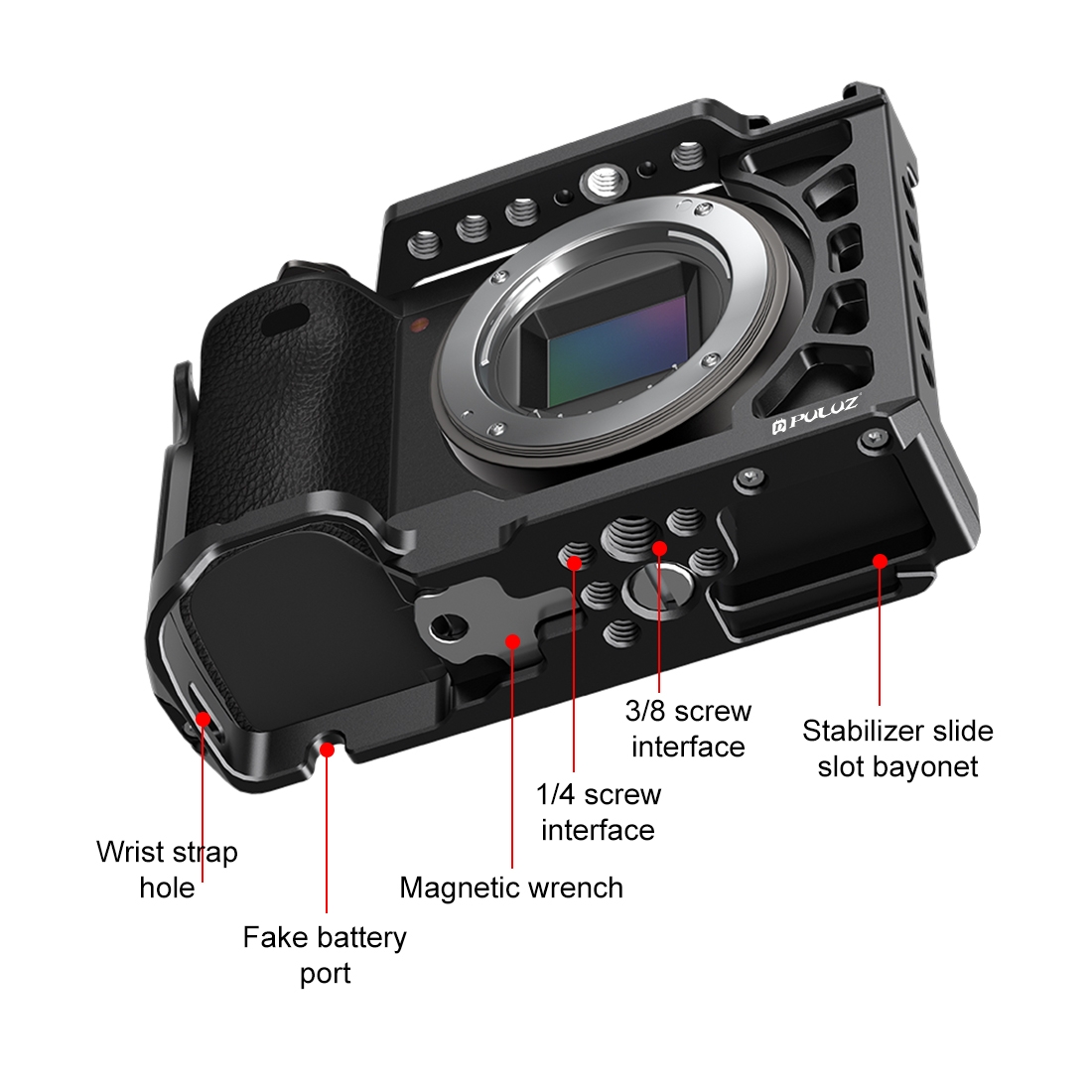 PULUZ Metal Camera Cage Expans - огляд і ціна Sony Camera A6400