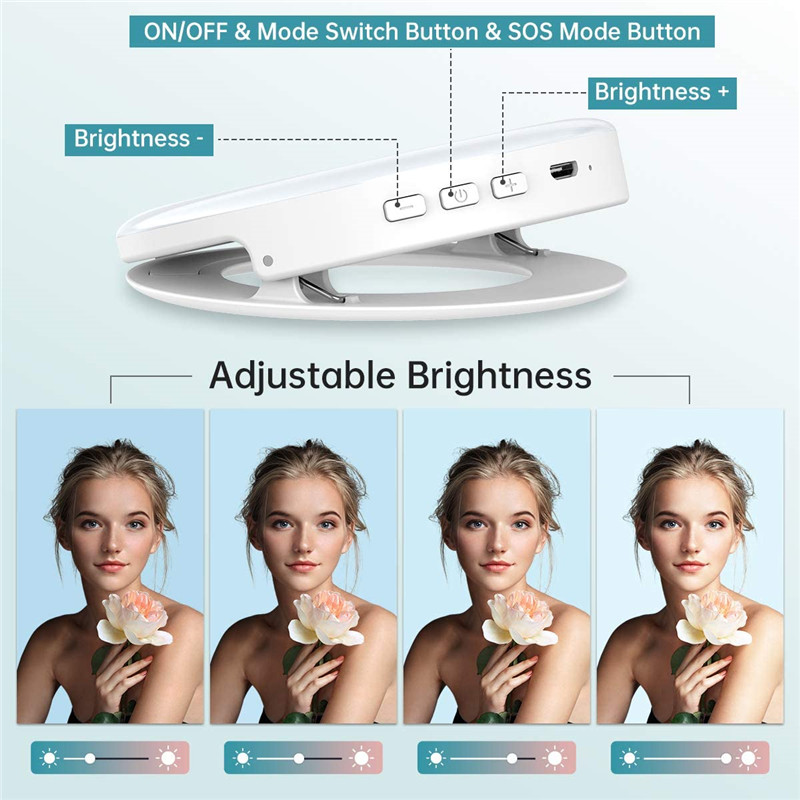 Portable LED Clip Ring Light 4 - огляд і ціна Photography Lighting Circle