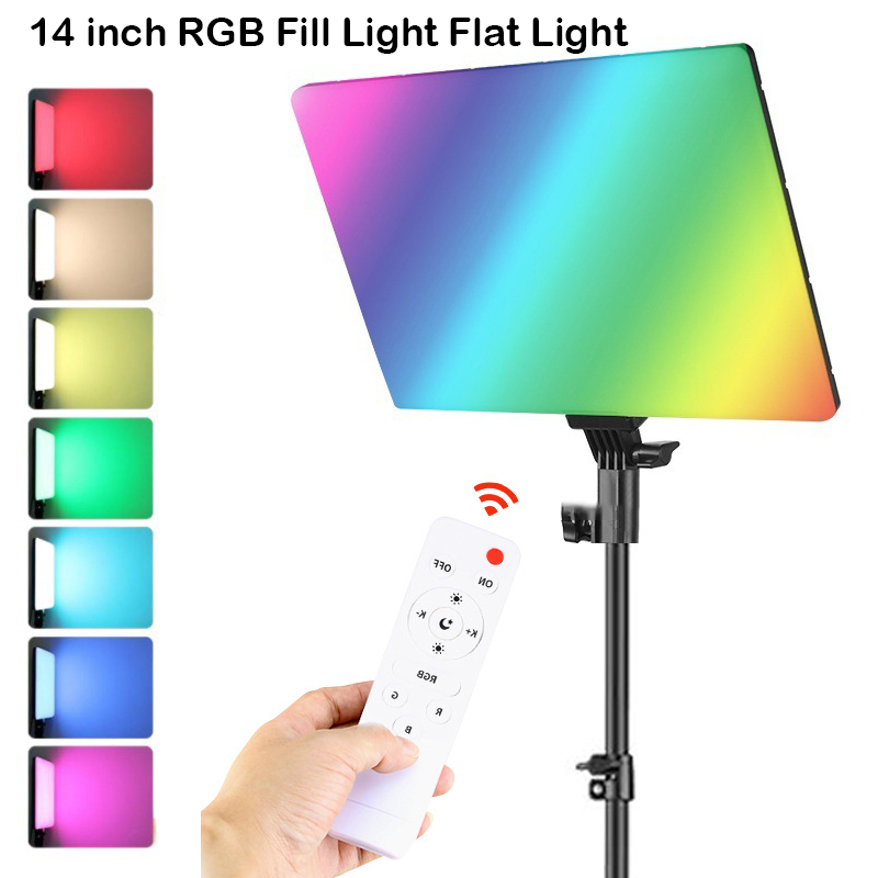 RGB 14'' LED Video Light Remot - огляд і ціна Photography Lighting Board