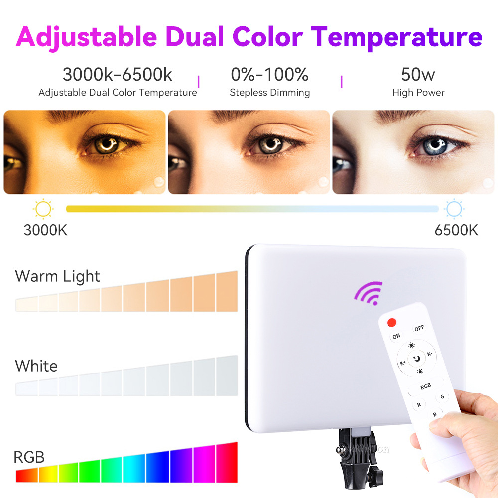 RGB 14'' LED Video Light Remot - огляд і ціна Photography Lighting Board
