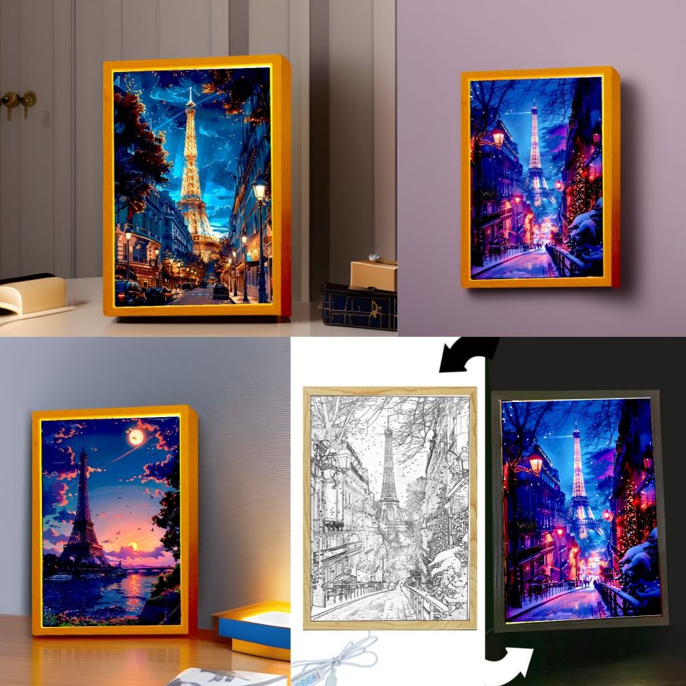 Beautiful City Paris Light Pai - огляд і ціна Photography Lighting Board