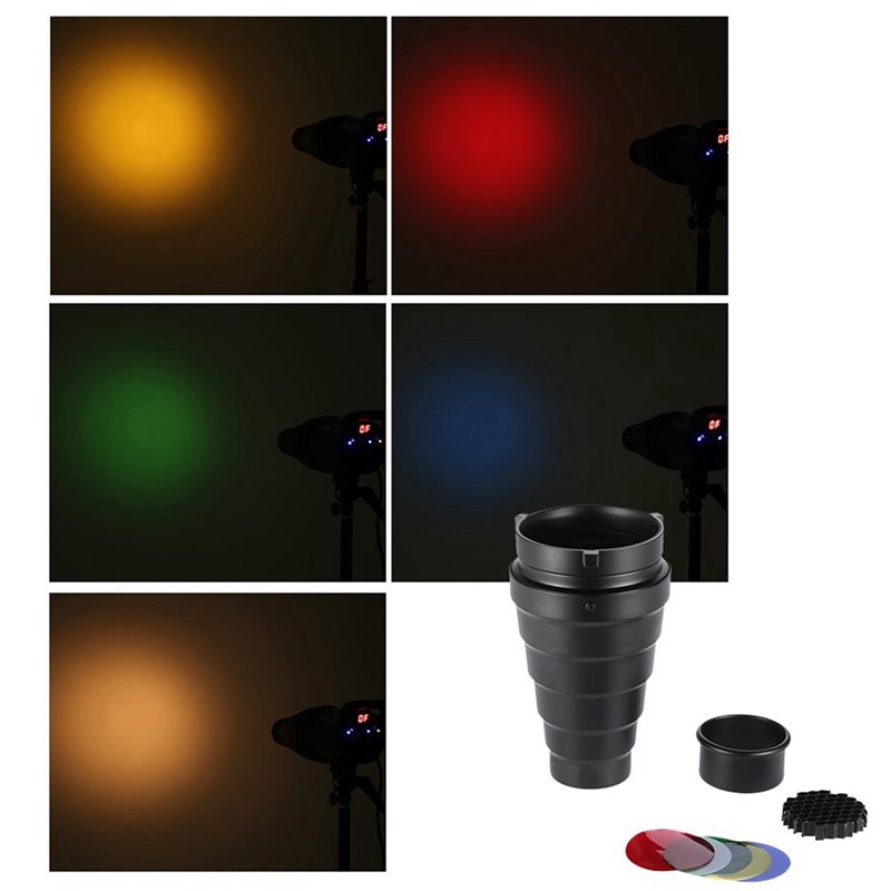 N75R-3X Conical Snoot With Hon - огляд і ціна Honeycomb Grid Filter