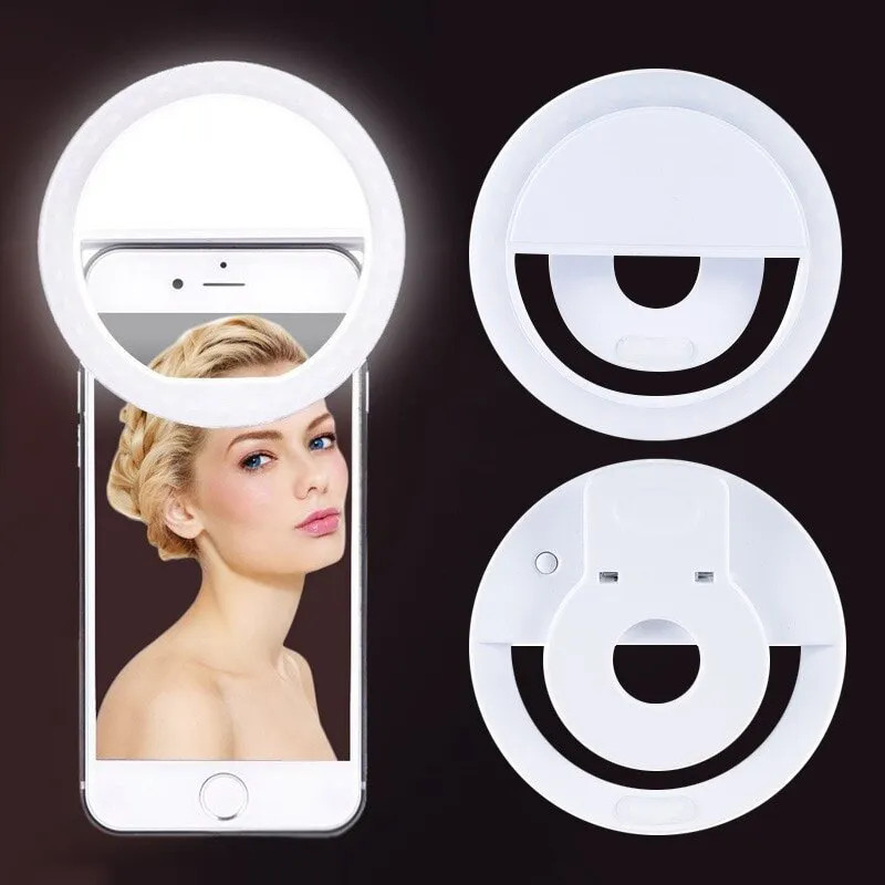 USB Rechargeable LED Selfie Ri - огляд і ціна Photography Lighting Product