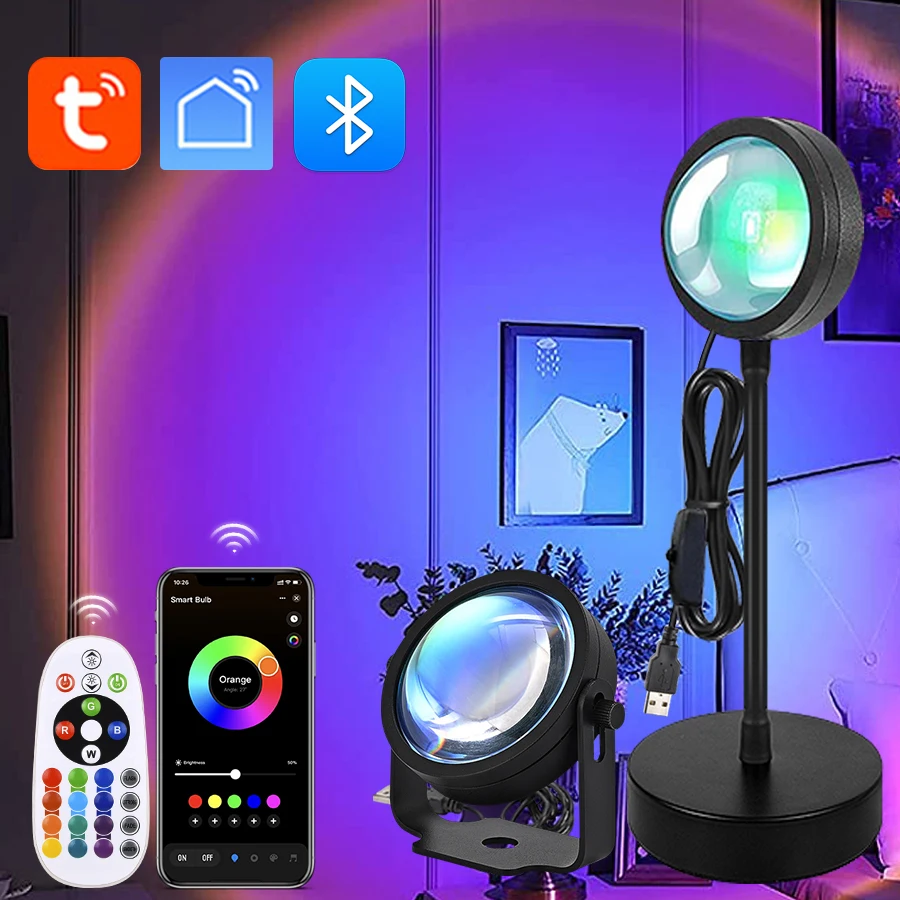 Tuya Smart Sunset Projector La - огляд і ціна Photography Lighting Mood