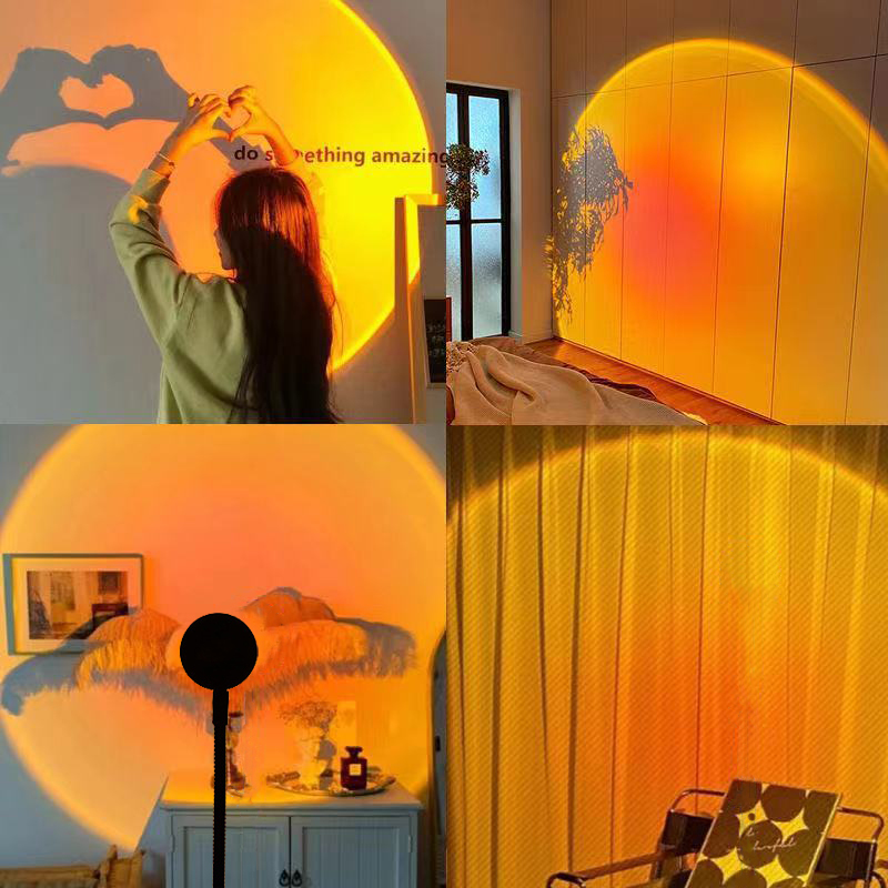 LED Sunset Lamp Nightlights US - огляд і ціна Photography Lighting Mood