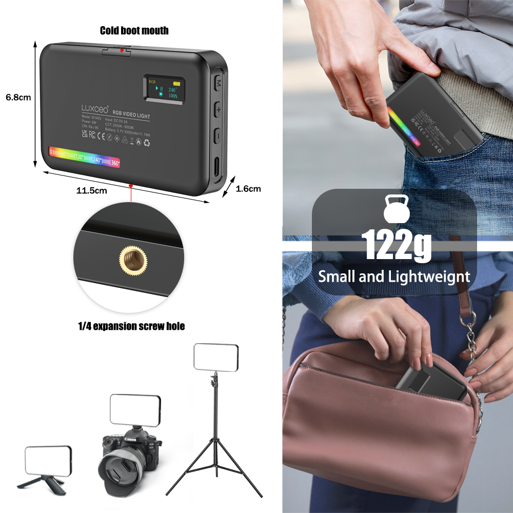 LUXCEO V10 PRO Video Light RGB - огляд і ціна Photography Lighting Board
