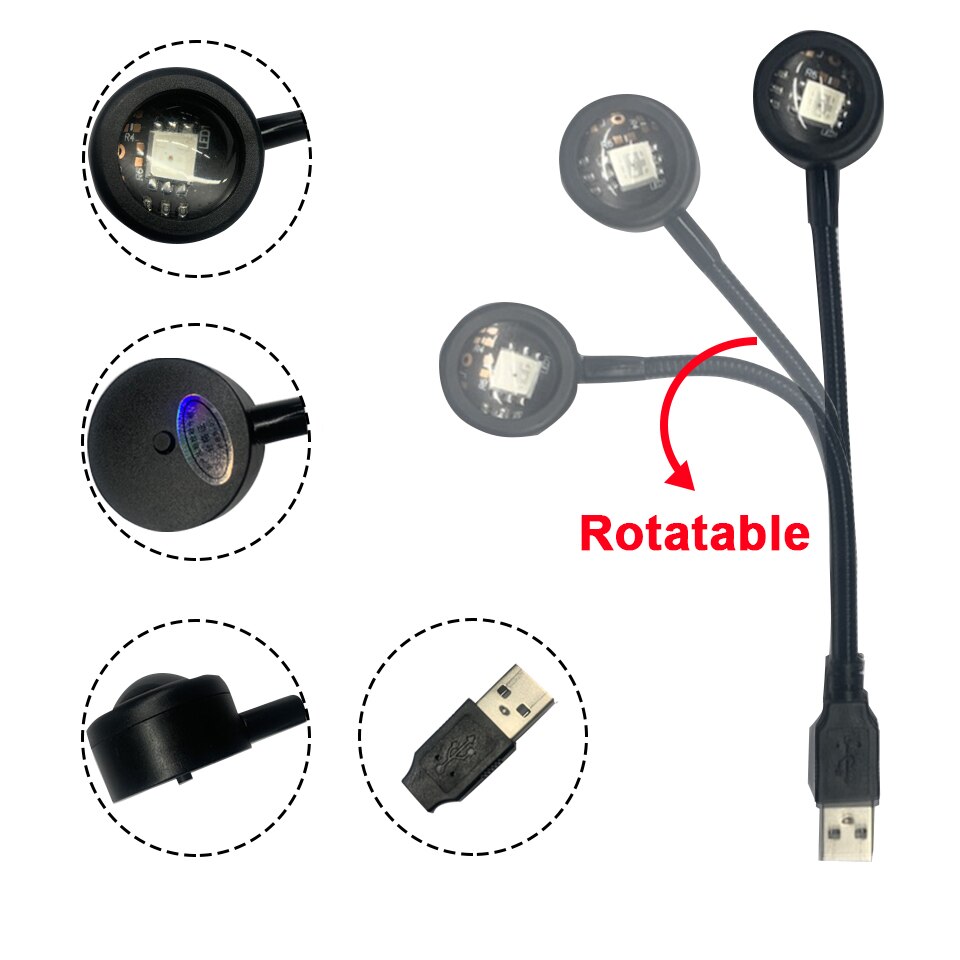 LED USB Sunset Lamp Projector  - огляд і ціна Photography Lighting Mood