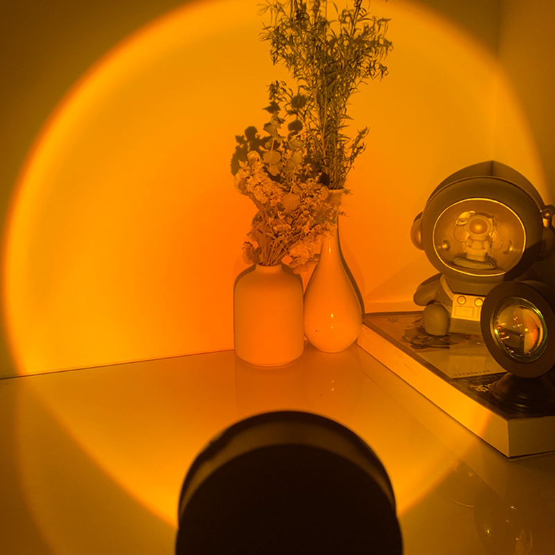 LED Sunset Lamp Projector USB  - огляд і ціна Photography Lighting Mood