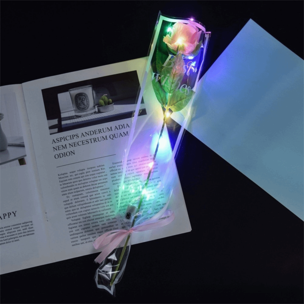 Glowing Artificial Rose Flower - огляд і ціна Photography Lighting Simulation