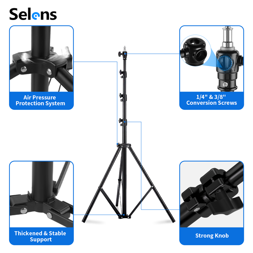 Selens 2.2~3.95m Air-Cushion L - огляд і ціна Photography Lighting System
