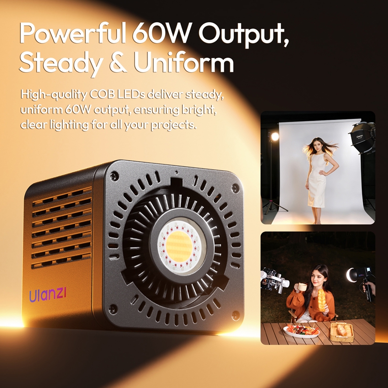 Ulanzi C60 RGB Portable 60W CO - огляд і ціна Photography Lighting System