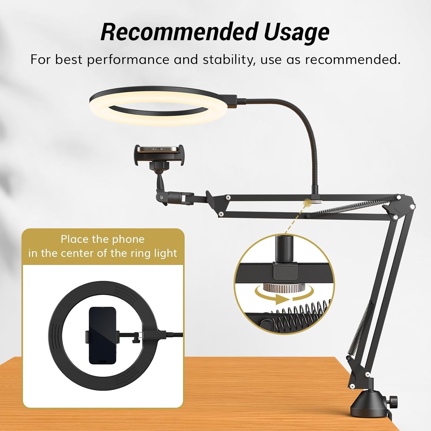 Ring Light with Stand and Phon - огляд і ціна Photography Lighting Circle