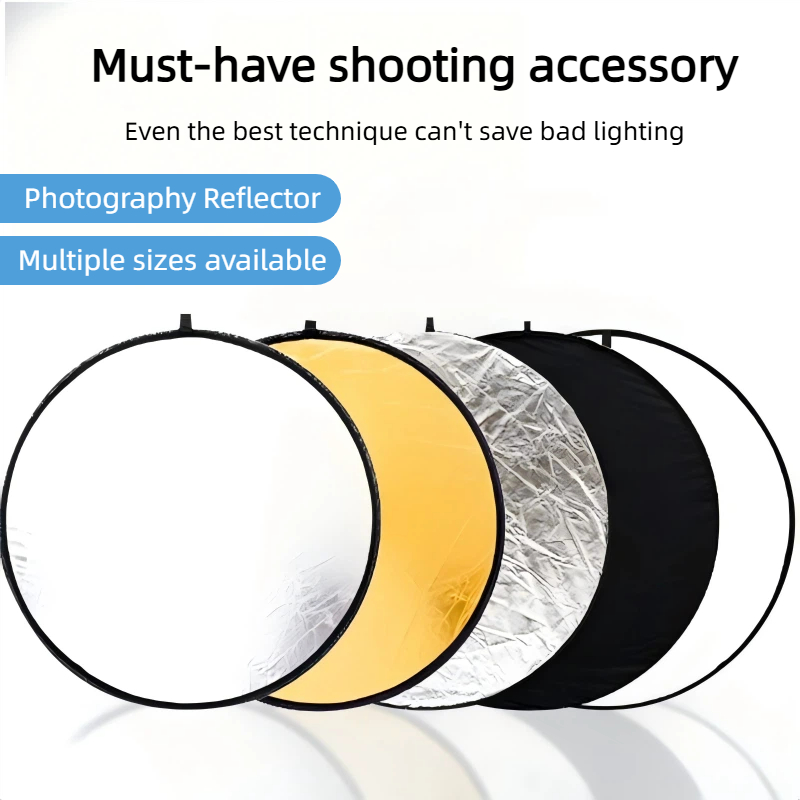 2-in-1 Dual Sided Gold Silver  - огляд і ціна Portrait Photography With Lighting