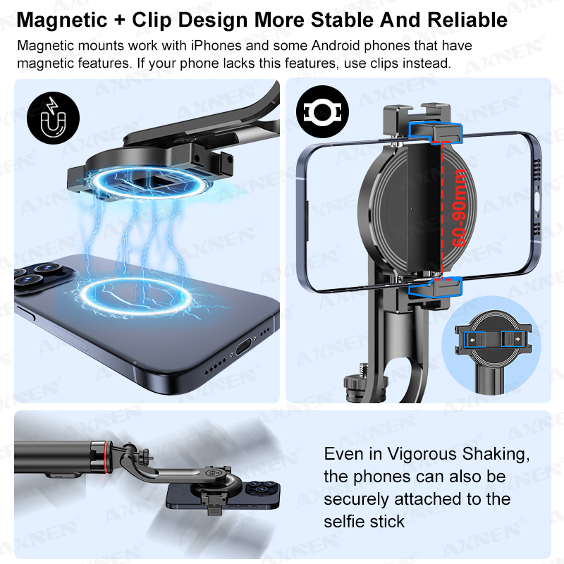 AXNEN C20 Magnetic Selfie Stic - огляд і ціна Photography Lighting Circle