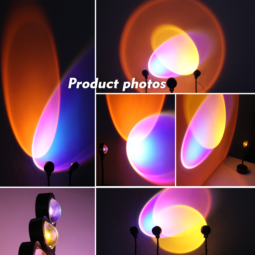 LED Sunset Lamp Nightlights Pr - огляд і ціна Photography Lighting Mood