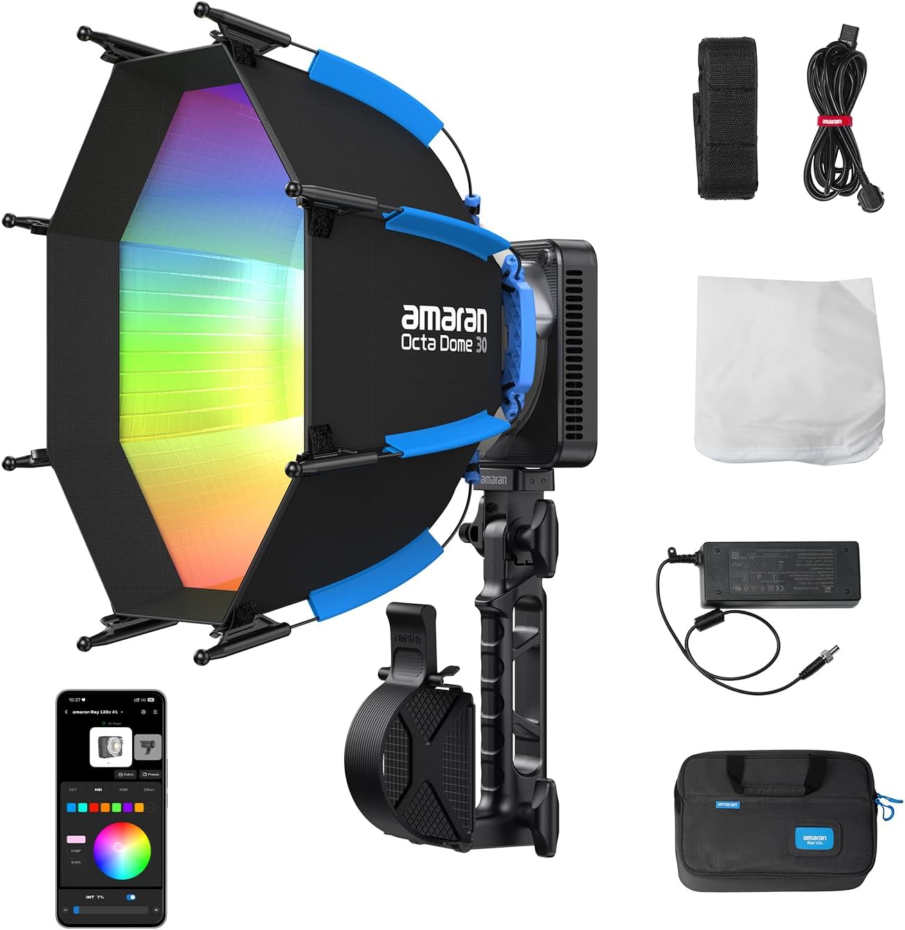 120W RGB LED Video Light, Port - огляд і ціна Photography Lighting Softbox