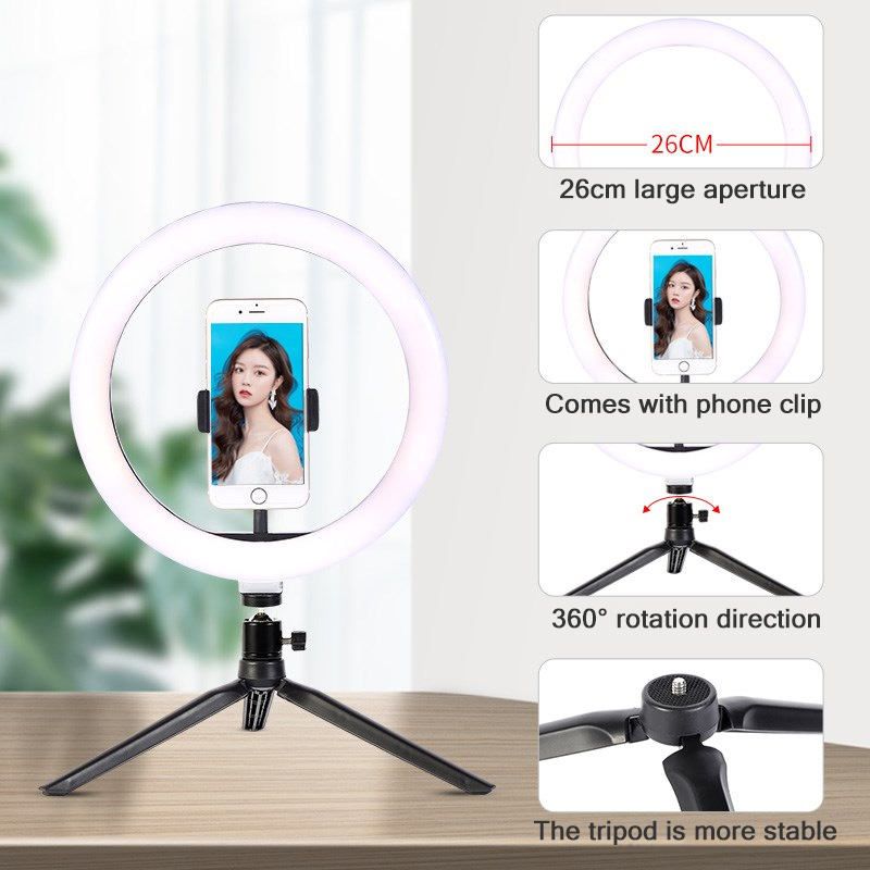 26cm 10 inch Led Ring Selfie L - огляд і ціна Photography Lighting Circle