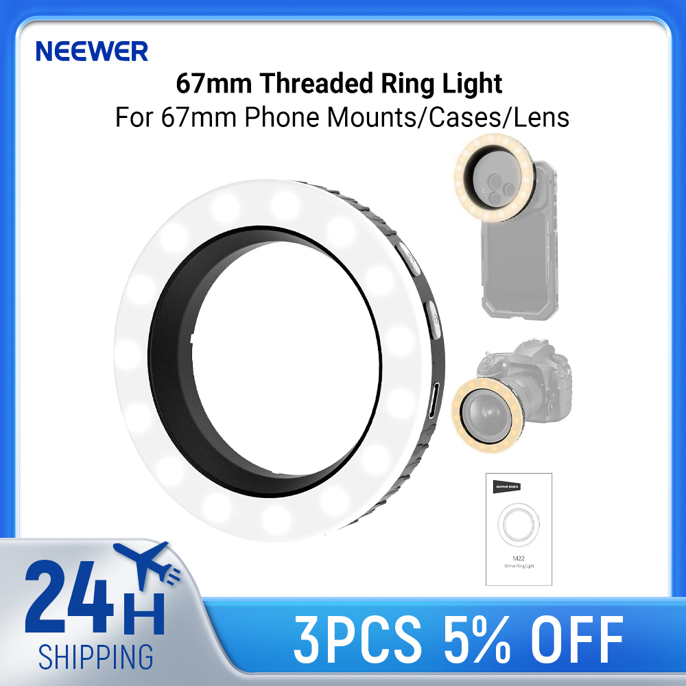 NEEWER Basics 67mm Threaded Ri - огляд і ціна Photography Lighting Circle