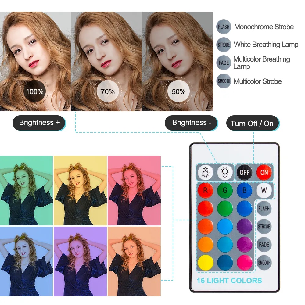10 Inch RGB Ring Light With Re - огляд і ціна Photography Lighting Circle