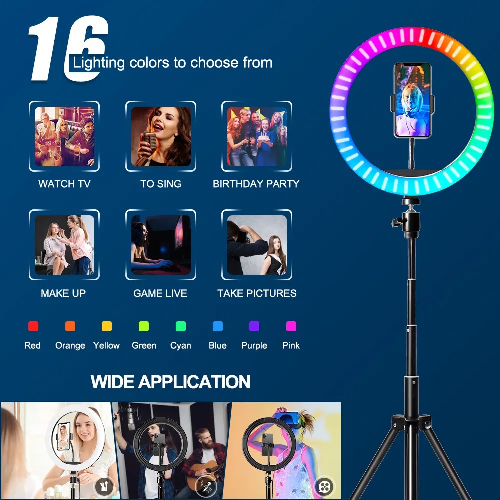 10 Inch RGB Ring Light With Re - огляд і ціна Photography Lighting Circle