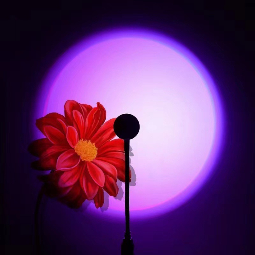 LED RGB Sunset Projection Lamp - огляд і ціна Photography Lighting Mood