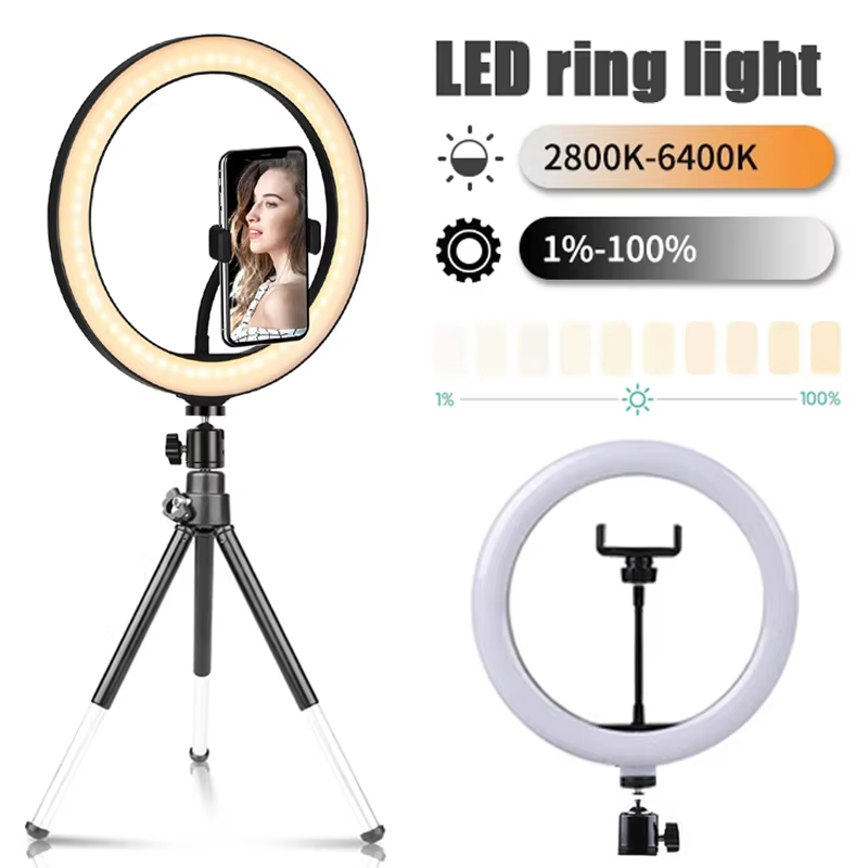 10 inch Selfie Ring Light Phot - огляд і ціна Photography Lighting Circle