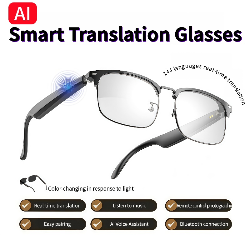 GS13 AI Smart Glasses Color-Ch - огляд і ціна Photography Lighting Ai