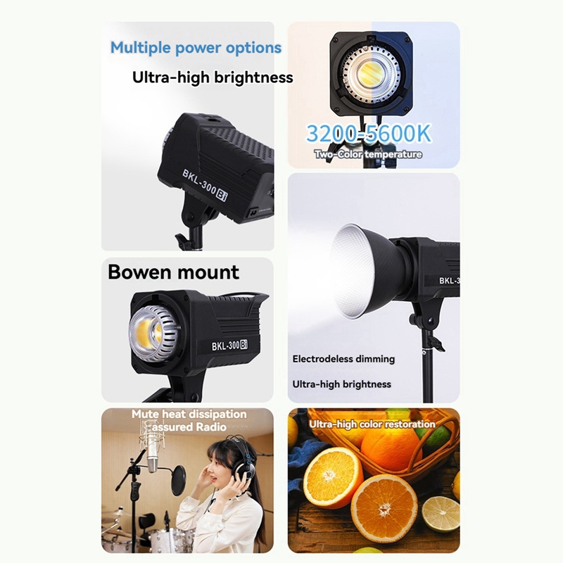 300W Bi LED Video Light, Conti - огляд і ціна Photography Lighting System