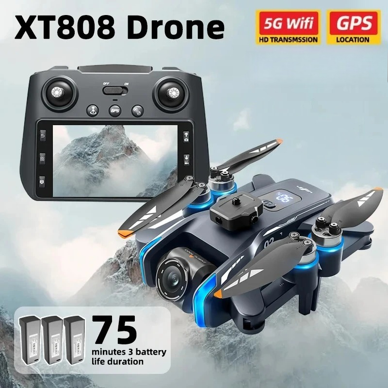 Original XT808 Pro MAX Drone 4 - огляд і ціна Photography Lighting System