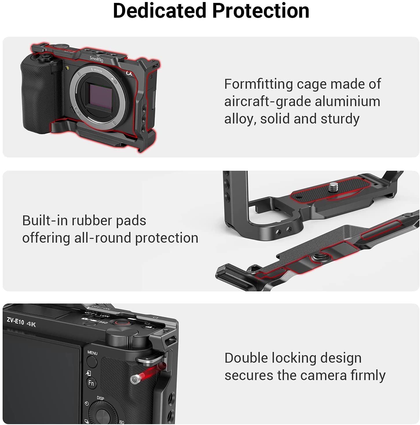 SmallRig for Sony ZVE10 Camera - огляд і ціна Sony Camera A6400