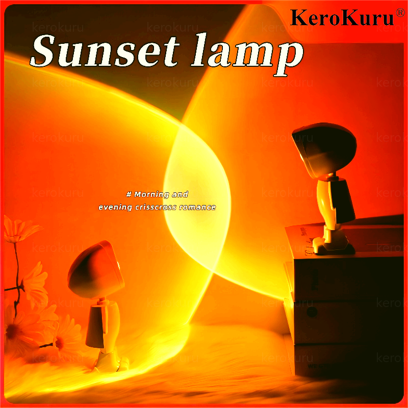 USB Sunset Lamp Projector Led  - огляд і ціна Photography Lighting Mood